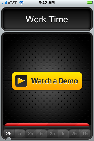 Screen Demo Button